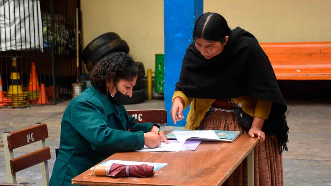 Inscripciones en las unidades educativas para la Gestión escolar 2024.