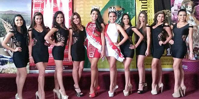 Candidatas a Miss Tarija 2015