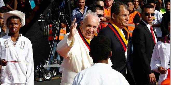 Papa Francisco en Ecuador