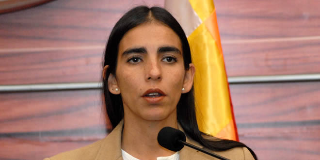 Gabriela Montaño, presidenta de la Cámara de Diputados.