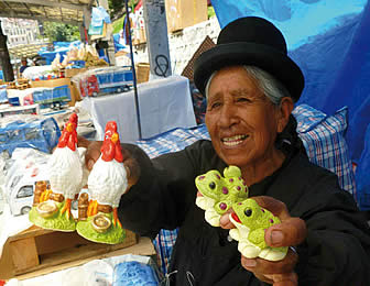 Alasitas 2012: venta de gallitos
