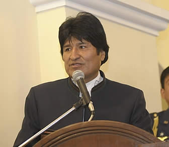 Evo Morales, presidente boliviano