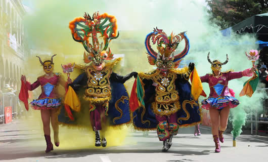 La fastuosidad del Carnaval de Oruro, Bolivia