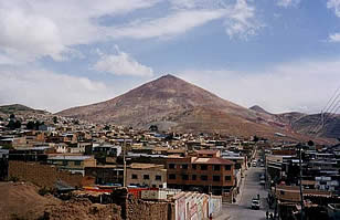 Cerro rico de Potosí.