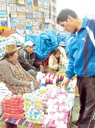 Serpentinas y mixturas en el Carnaval de Bolivia, Venta de …