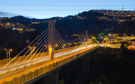 Puentes Trillizos en La Paz Bolivia