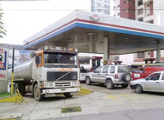 Surtidor de Gasolina en La Paz