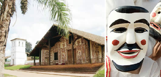 Los templos y las máscaras son los atractivos de San José de Chiquitos.
