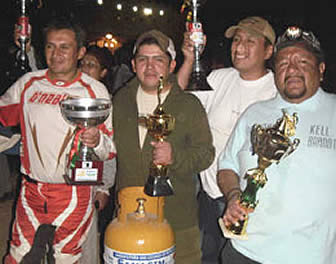 Ganadores de la “Doble Coripata” de motociclismo