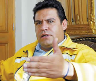 Luis Revilla, alcalde de La Paz.