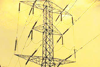 Torre de transmisión de electricidad.