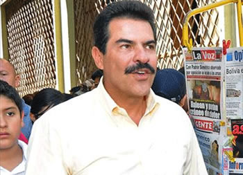 Manfred Reyes Villa, ex candidato a la presidencia por el Plan Progreso para Bolivia-Convergencia Nacional (PPB-CN).