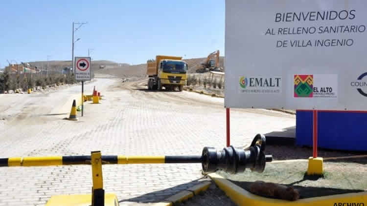 Se reanuda el traslado de residuos sólidos al Botadero Municipal de El Alto.