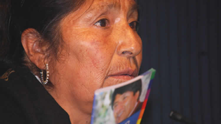 La hermana mayor del expresidente Evo Morales, Esther Morales