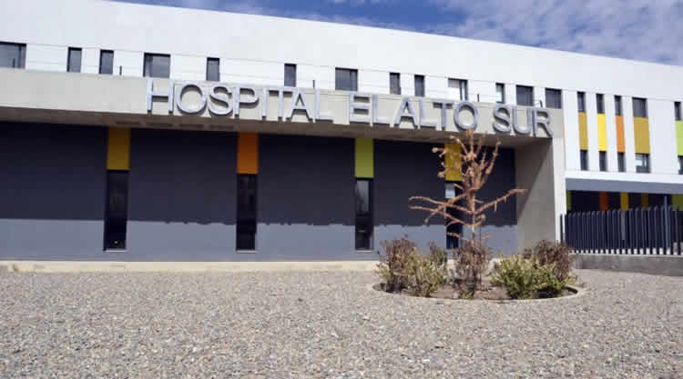 Hospital del Sur de la ciudad de El Alto.