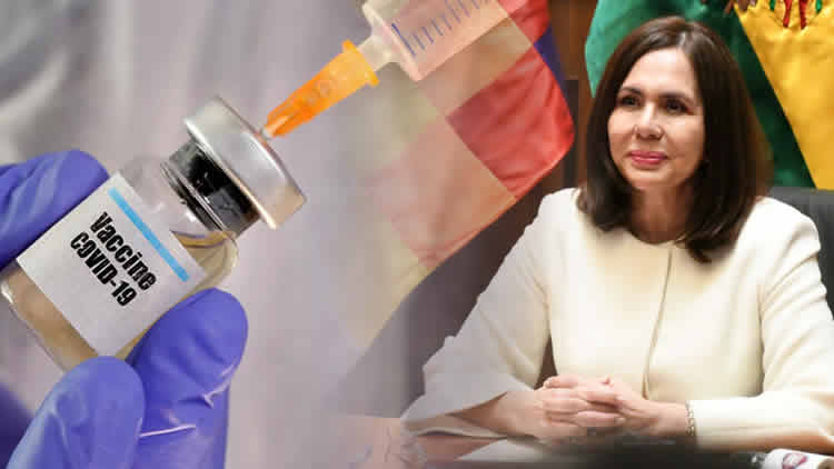 La canciller Karen Longaric anticipo Bolivia será uno de los primeros países en beneficiarse con la vacuna contra el coronavirus Covid-19.