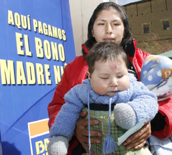 Bono Juana Azurduy en Bolivia