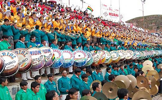 Festival de Bandas de Música en Oruro 