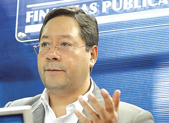 Luis Arce Catacora, ministro de Economía y Finanzas Públicas.