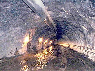 Construcción del túnel de El Abra