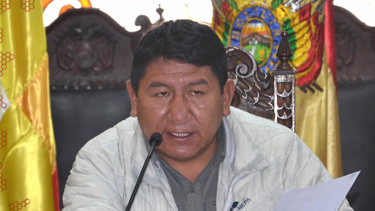 Gobernador de Potosí, Jhonny Mamani
