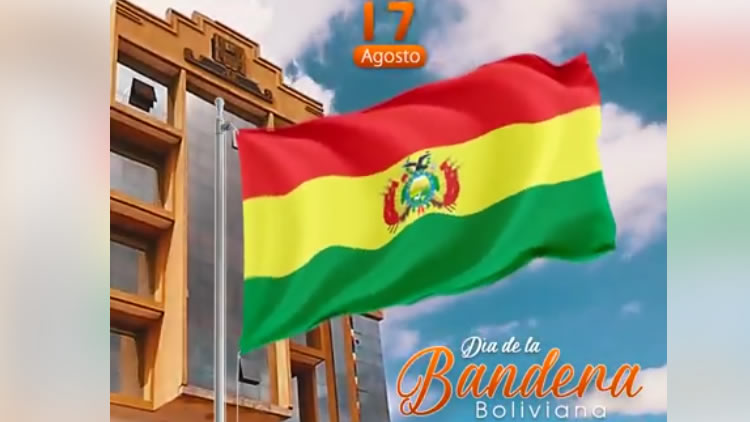 El Edificio Emblemático de la UPEA amaneció repleta de la tricolor boliviana