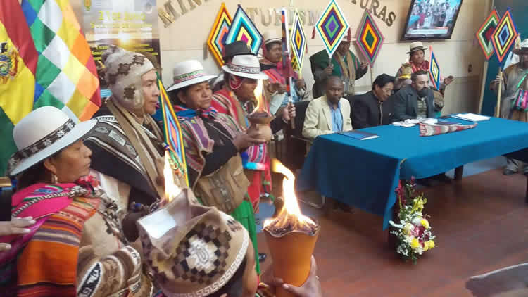 Presentación del Año Nuevo Andino, Amazónico y del Chaco 5527, que se celebrará el próximo 21 de junio.