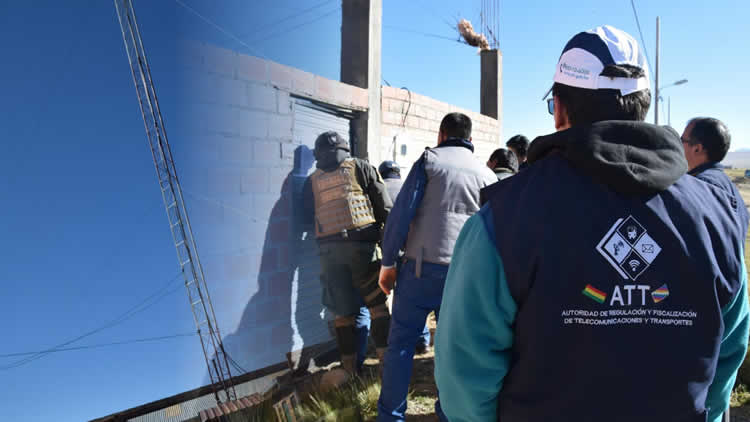 ATT en operativo decomisa equipos de 32 radioemisoras ilegales en El Alto