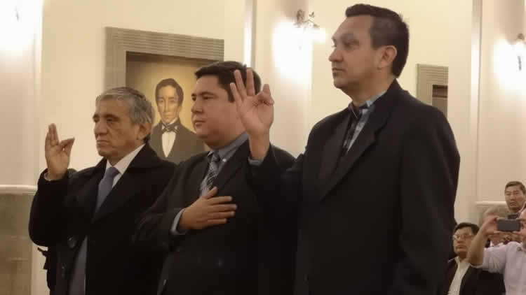 Iván Arias, Oscar Mercado y Yerko Núñez