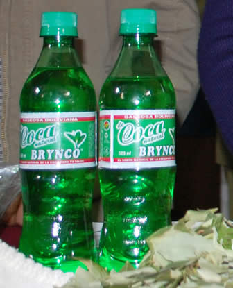 Gaseosa de coca Brynco