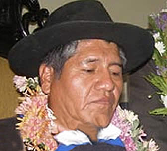 José Santos Romero, alcalde de Sucre.