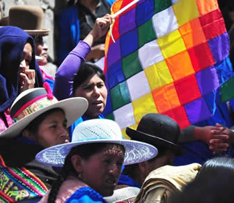 La Confederación Nacional de Mujeres Campesinas Indígenas Originarias de Bolivia 