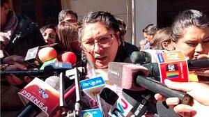 Eva Copa pide al Gobierno tomar acciones ante “falta de conciencia” de legisladores