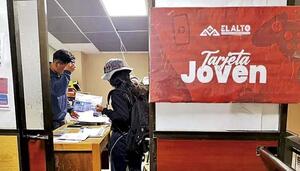 Tarjeta joven facilita descuentos hasta 30% en El Alto