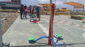 Complemento Yunguyo cuenta las horas para estrenar un parque infantil en su 33 aniversario 