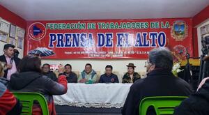 Festejan el Día del Periodista en El Alto  