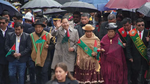 El Alto realiza desfile cívico militar por 39 aniversario, con participación de autoridades