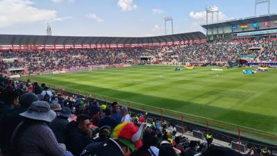 Tres anillos de seguridad para el partido Bolivia vs Colombia 