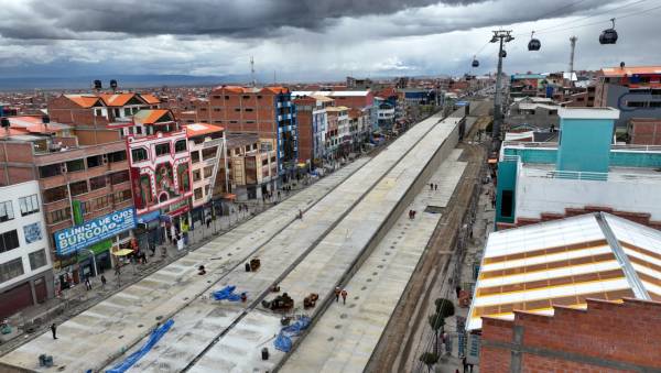 Construcción del Distribuidor Integración Río Seco en su recta final 