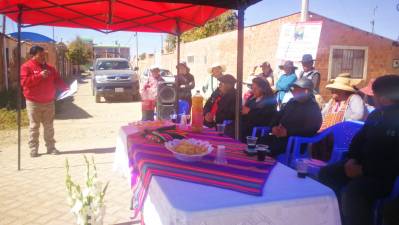 Distrito 2 inicia obras en tres urbanizaciones por más de Bs 1 millón